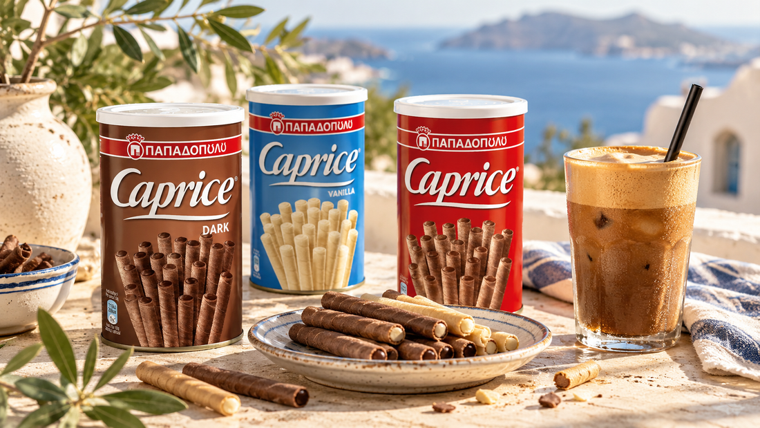 Caprice - kultowe greckie rurki z czekoladą. Znasz je z Grecji?