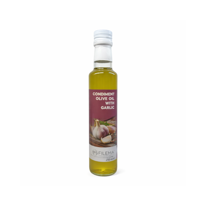 Filema flavored olive oil garlic 250 ml bottle
