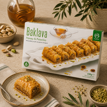 Baklava z miodem i pistacjami Filema 240g