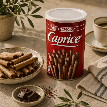 Caprice - Greek Chocolate Wafer Rolls - 400g