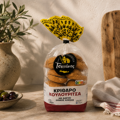 Dakos - Greckie sucharki jęczmienne pełnoziarniste Paximadi Tsatsakis 600 g