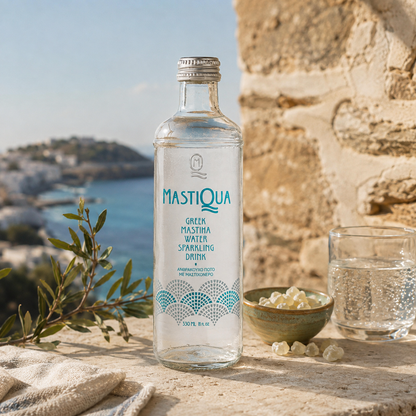 Grecka Gazowana Woda Mastyksowa Mastiqua 330 ml