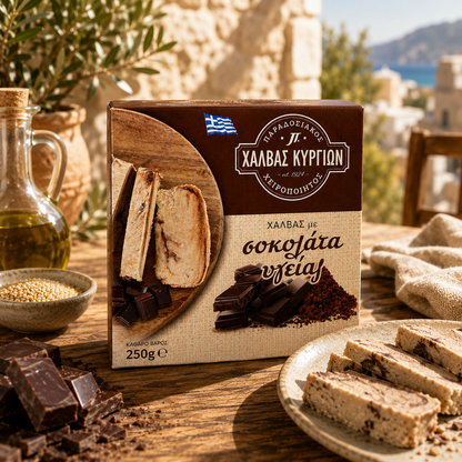 Grecka Chałwa z czekoladą Kirgion 250 g