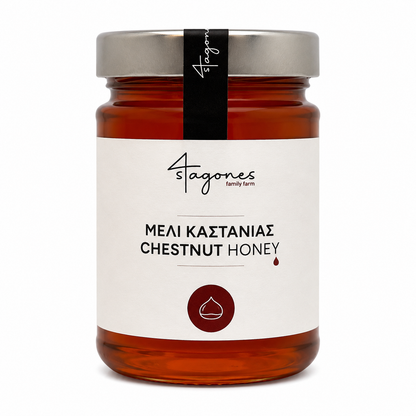 Grecki Miód Kasztanowy 4Stagones - 450g