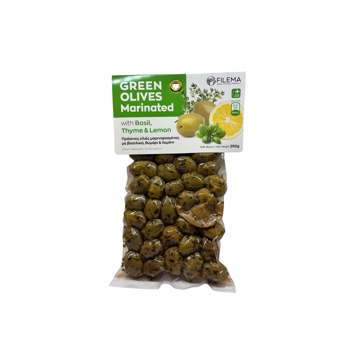Oliwki zielone mix ziół Filema 250 g