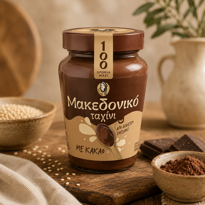 Pasta sezamowa Tahini z kakao Makiedoniko 350 g