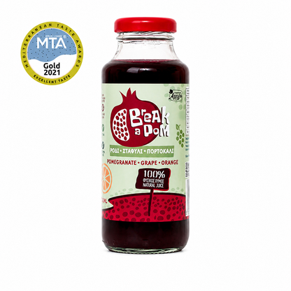 Sok z Granatu z Pomarańczą i Winogronem Naturalny Rodi Aggeli - 250 ml