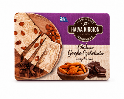 Chałwa z Czekoladą i Migdałami Kirgion 250g