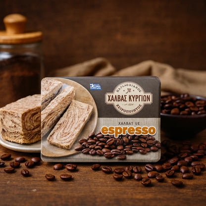 Greek Halva with Espresso Flavor 250g