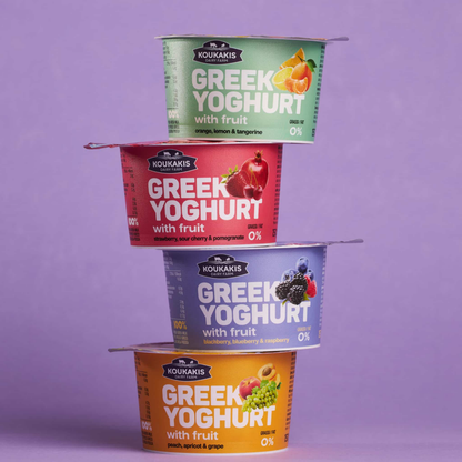 Jogurt Grecki z pomarańczą, cytryną i mandarynką 150 g