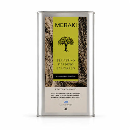 Oliwa Meraki - Niefiltrowana Extra Virgin - 1l, 0,5l, 3l, 5l