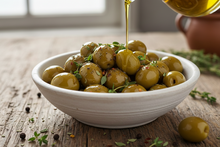 Oliwki zielone Filema 250 g z przyprawami ostrymi