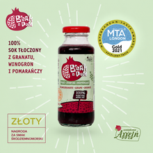 Sok z Granatu z Pomarańczą i Winogronem Naturalny Rodi Aggeli - 250 ml