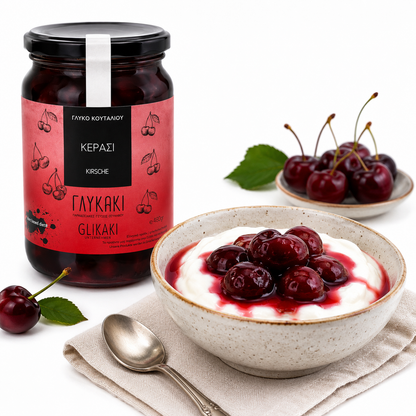 Wiśnie w syropie Glikaki 480g