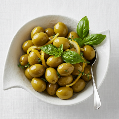 Oliwki zielone Filema Atlas 250 g mix ziół